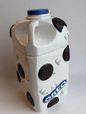 Vintage "Nabisco" Oreo  Milk Jug Cookie Jar